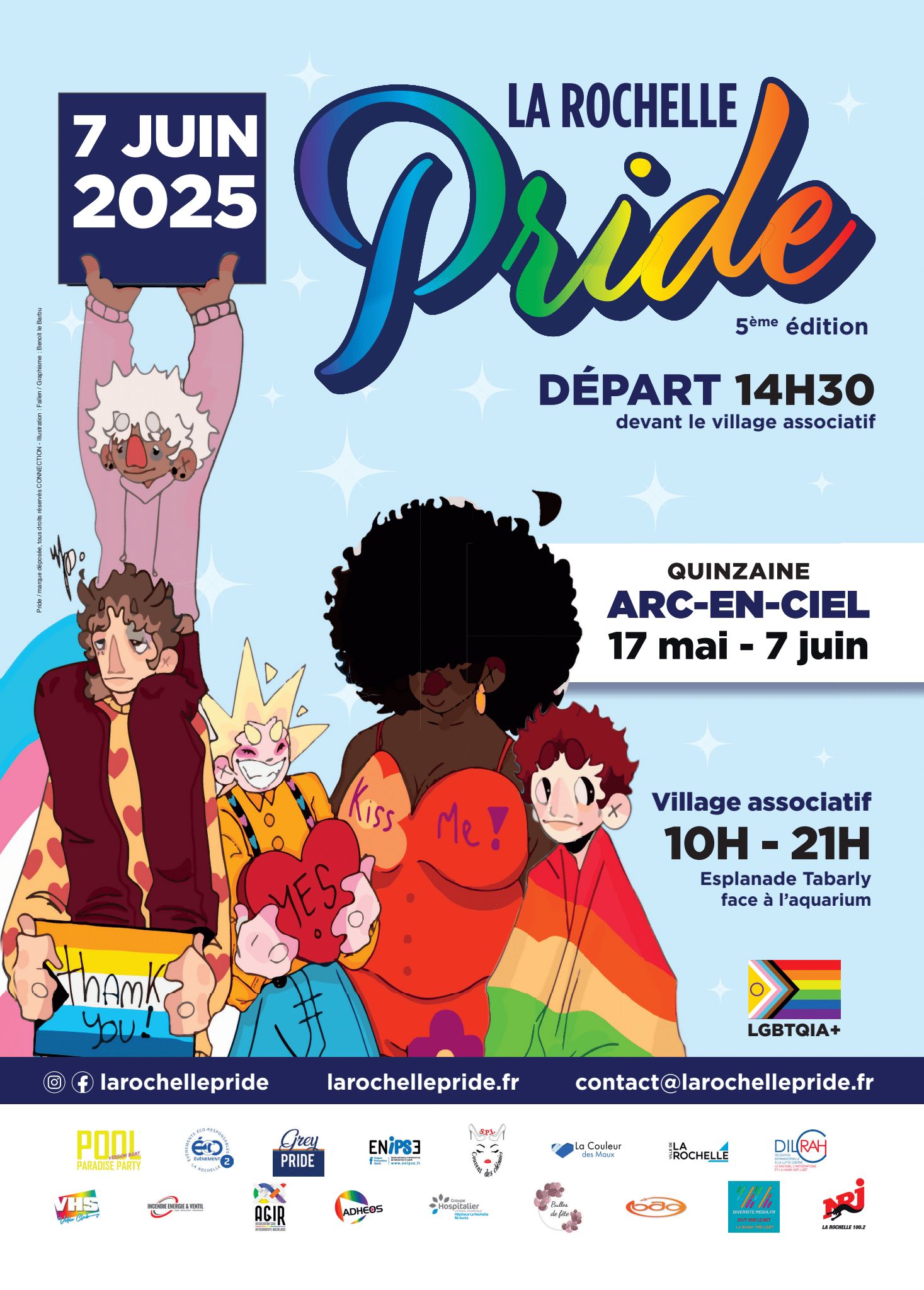 Affiche La Rochelle Pride 5e édition